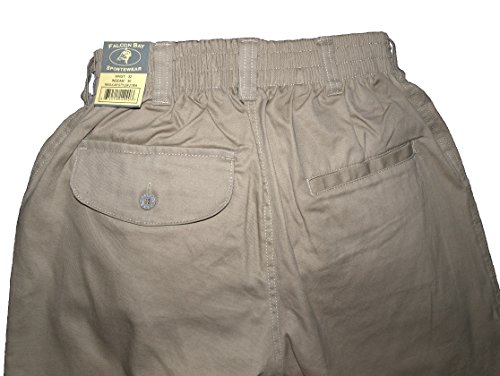 khaki full elastic pant, 38x302