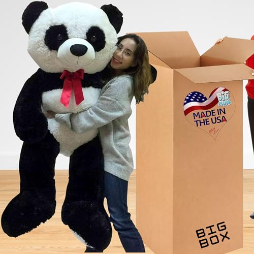 Big Plush Giant Panda Bear Stuffed Animal - Huge 5-Foot Extra-Soft Jumbo Plush Panda Teddybear