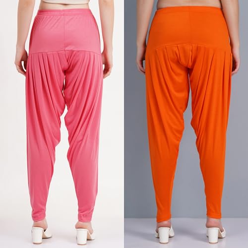 Image of Buy That Trendz Patiala Salwar for Women Relaxed Fit Viscose Patiyala Salwar Harem Bottom Pants