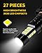 MEALAM 6000K Xenon White 2504 PSX24W 12276 LED Fog Lights Bulb Compatible with 2010 2011 2012 2013 2014 2015 2016 2017 2018 Jeep Wrangler, Pack of 2