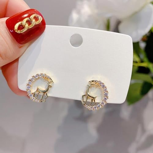 Boucle d'oreille pour les filles style cerf, le cadeau idéal
