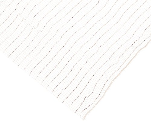 Poly Deco Mesh Decorative Mesh 21 inches x 10 yds (30 ft) Silver Geo Mesh Ribbon