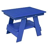 Coastal 6-Slat Side Table (Cobalt)