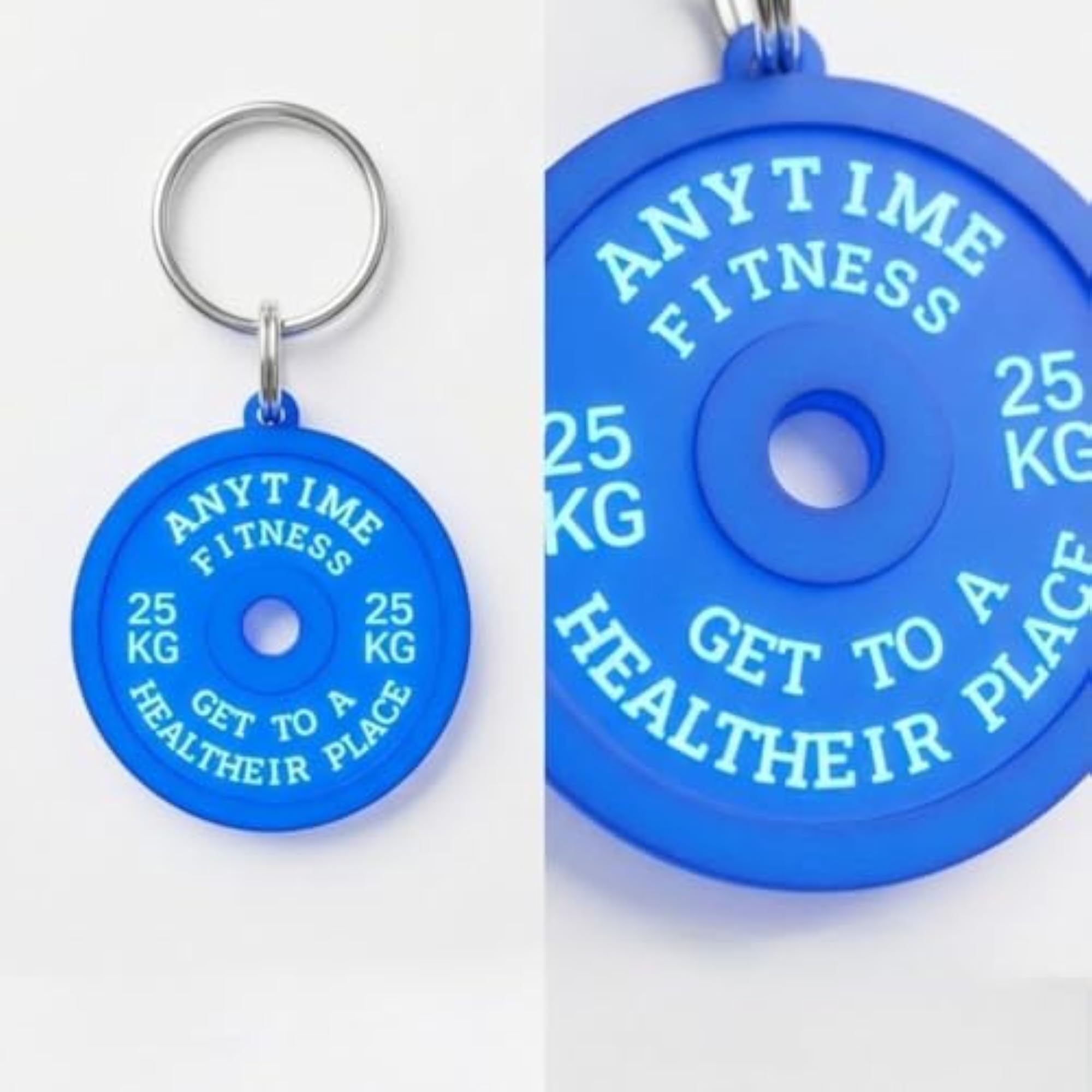 Anytime Keyring Keychain for Gym Enthusiasts