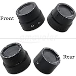 Amavoler-Rear-Axle-Nut-CoverFront-Axle-Nut-Cover-Axle-Caps-Fit-for-Harley-Softail-Electra-Road-Glide-Sportster