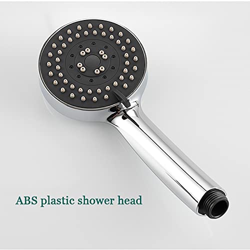 Pevsco Shower Head,Handheld Shower Head Set With 66Cm Slide Bar And 59" Hose Handshower Wall-Mounted Shower Wand Abs 5 Functions Hand Held Showerhead With Rotatable Shower Holder, Chrome #TOP5