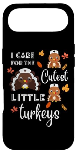 I Care For The Cute Little Turkeys Funny Nurse Turkey �X�}�z�P�[�X iPhone Air �p
