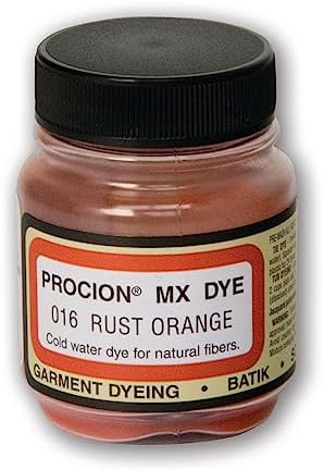 Jacquard Procion Cold Water Dyes 18.71gm Rust Orange