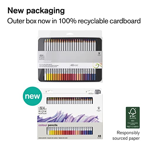 Winsor & Newton Studio Collection Artist Pencils, Color Pencils, Set Of 48 #TOP1