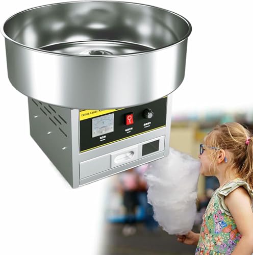 Electric Cotton Candy Machine, Commercial Candy Floss Maker for Family Parties, Perfect for Events and Festivals, Easy to Use and Clean