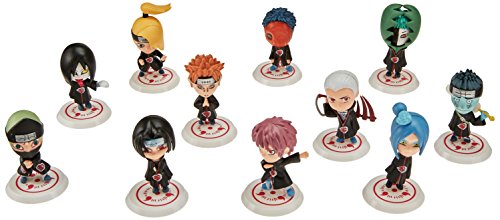 OLIA DESIGN OliaDesign Japanese Manga Naruto Akatsuki Action Figure (Set of 11)
