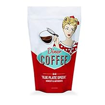 Diner Coffee-Roasted House Blend Fresh from the Roaster - Classic Old-Fashioned Flavor, Extra Smooth Brewed Taste,Body Aroma - Daily Brew Essential Pack Light Roast, 12 Ounce Ground