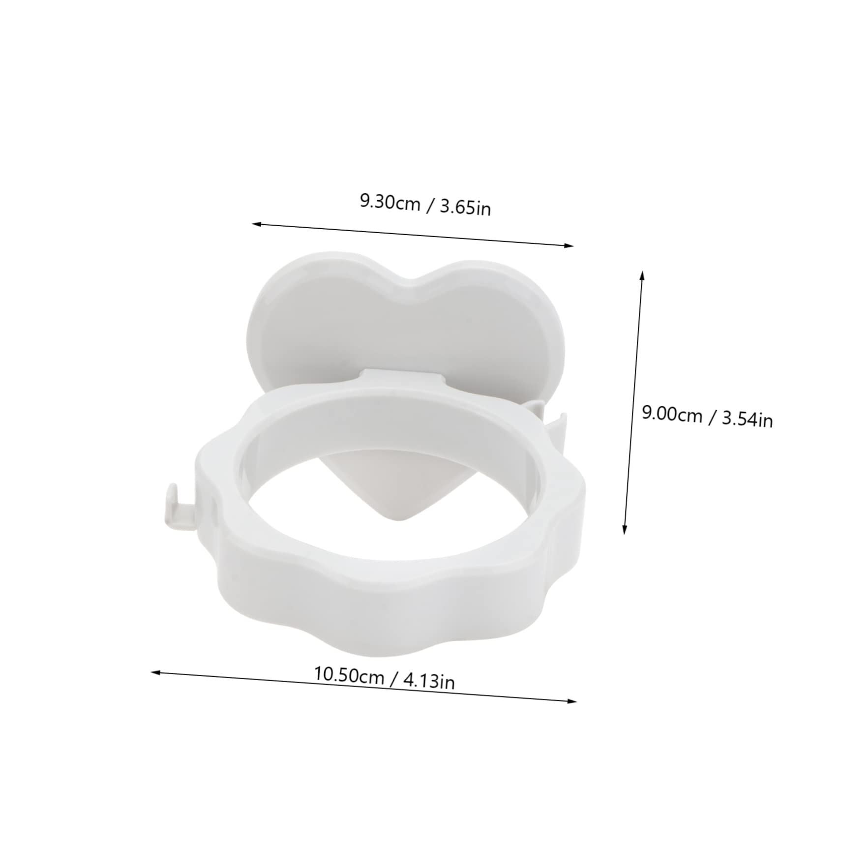 WOFASHPURET Universal Hair Dryer Storage Rack 2 -mounted Bracket Adhesive Bathroom Hanger for Smooth Surfaces