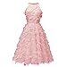Produktbild MAYOGO Edel Damen Festliche Kleider Feder Quasten 50er Jahre Kleid Rockabilly Kleid Elegant Vintage Kleid Petticoat Kleid Gothic Kleid Prinzessin Kleid Hochzeit