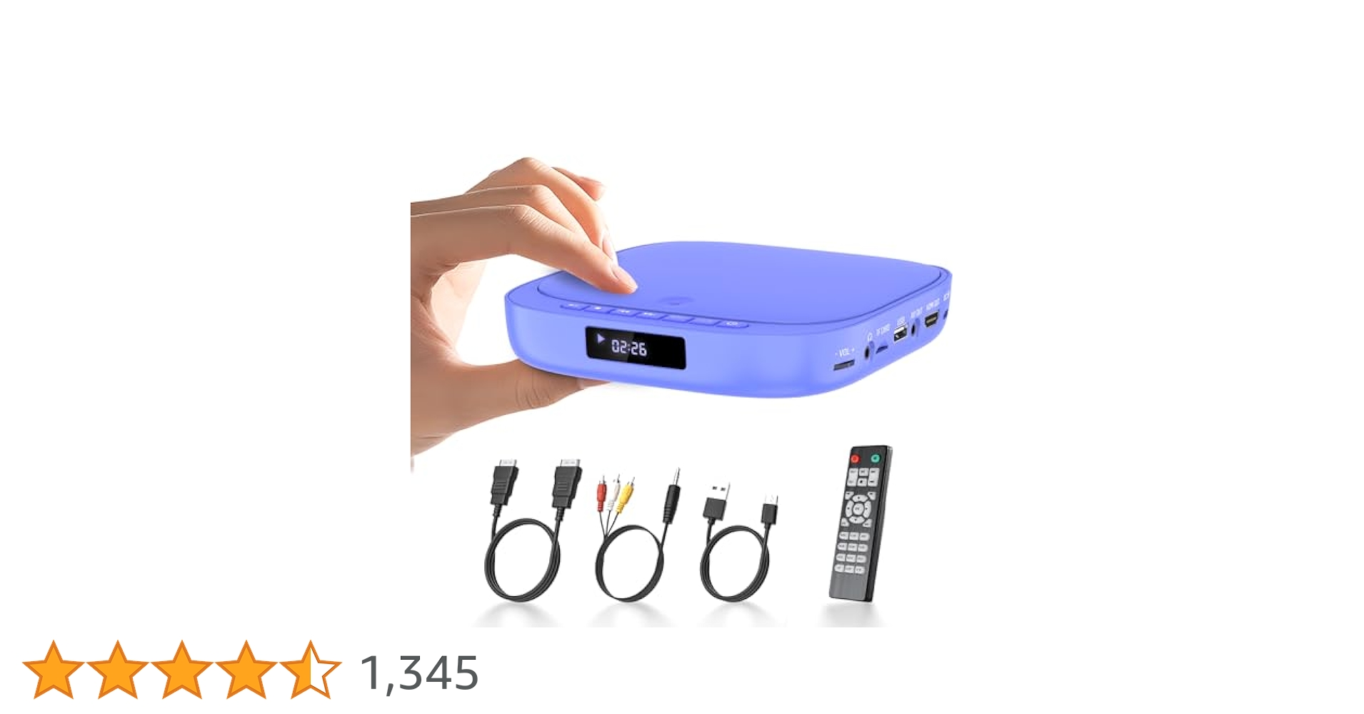 プレーヤー DVD Player Amazon.com: DVD Player, HDMI AV Output, All Region Free CD