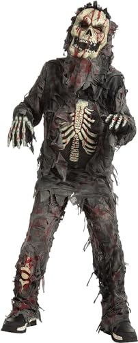 Spooktacular Creations Zombie Costume for Kids, Scary Halloween Costume for Boys, Zombie Outfit for Halloween Dress Up