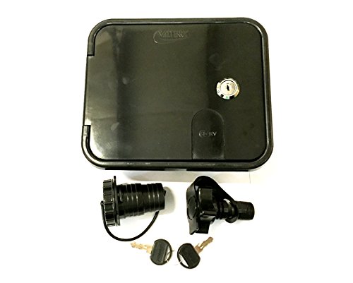 Valterra Black Gravity/City Water Hatch Fill Dish Lock Keys Rv Trailer #TOP4