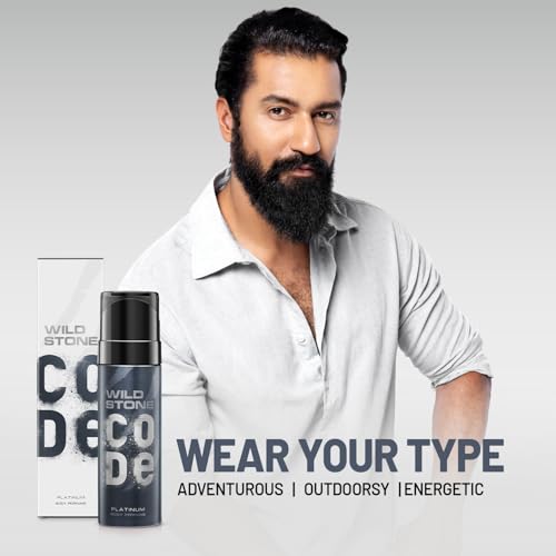 Wild Stone CODE Platinum Body Perfume for Men, Pack of 3 (150ml each)|No Gas Deodorant|Long Lasting Body Spray
