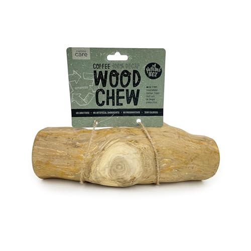 Canine Care Coffee Wood Chew, Natural Dog Chew Toy, XLarge 21x5x5cm, No Additives, Zero Calories, 100% Decaf, Made from Repurposed Coffee Trees