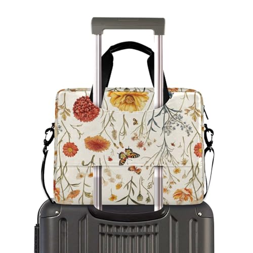 Funda para portátil 15.6" con asa y correa beige miniatura 4