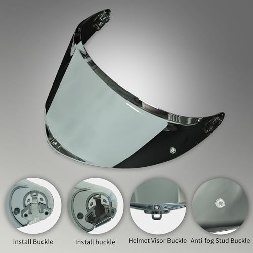 Image of AGV K6 and K6S Visor (Bright silver color)