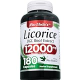 FITO MEDIC'S Lab | Licorice Root |180 Capsules |12000 mg| Licorice Root Extract | dgl Supplement | dgl Licorice | Licorice Root Capsules | Ultra high Absorption.