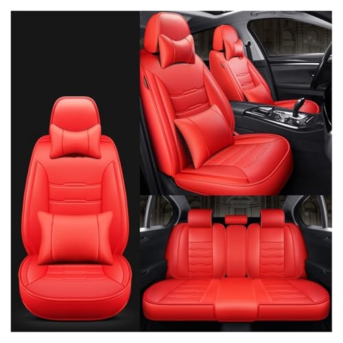 Housse siège voiture rouge anti-tache pour rénover l'intérieur de Citroën C5