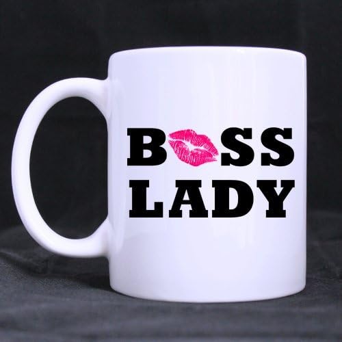 Best Woman Mug - Popular Boss Lady Coffee Mug or Tea Cup - 11 ounces
