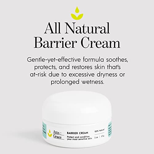 Attn: Grace 2Oz Barrier Cream & Moderate Incontinence Pads (28-Pack) - High Absorbency Sensitive Skin Protection For Medium Bladder Leaks Or Postpartum/Discreet, 100% Breathable & Plant-Based #TOP6