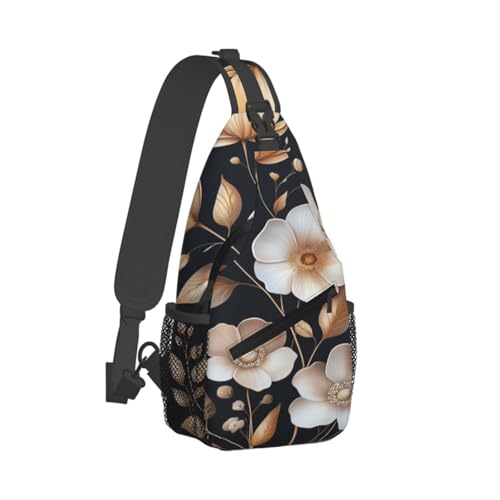 Mochila Multicolor con Flores y Plantas para Senderismo y Viaje miniatura 1