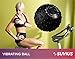 Vibrating Massage Ball - 4 Vibration Levels - Electric, Rechargeable - Muscle Roller, Trigger Point Therapy, Deep Tissue Massager - Manual Recovery Ball for Back, Foot, Legs, Arms - Black