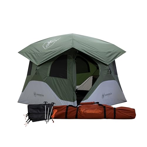 Gazelle Tents™ T4 Hub Tent with Overland Kit, Easy...