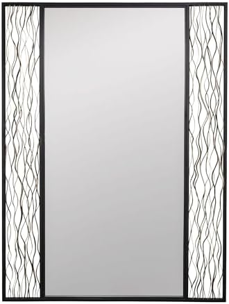 Varaluz Lighting 380MI30BMBFG Estela - Rectangular Wall Mirror in Industrial Style-40 Inches Tall and 30 Inches Wide