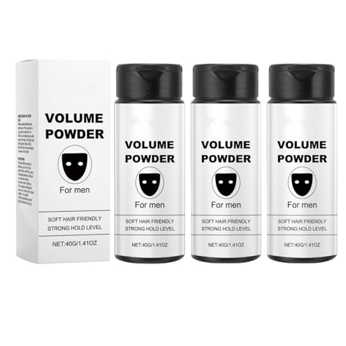 Polvo de textura para hombres, polvo para el cabello para hombres, polvo para el cabello hombres, fácil de aplicar, aporta textura y volumen instantáneos, ingredientes naturales puros, agarre fuerte