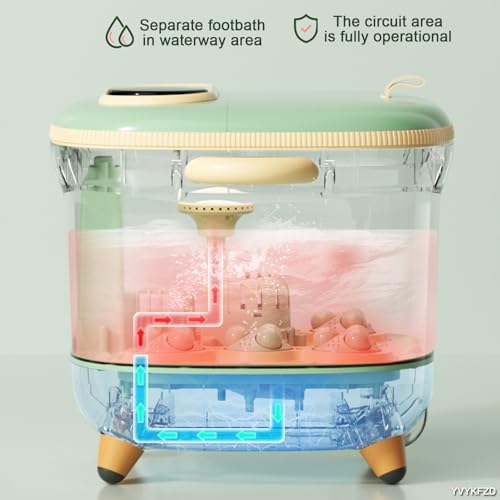 Masajeador Spa de Pies YVYKFZD con Calor y Vibración miniatura 7