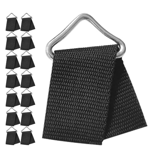 Boucles métalliques pour trampoline lot de 60 anneaux triangulaires de rechange