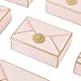 VINFUTUR 25pcs Boîtes Cadeau, Boîtes de Faveur de Mariage, Baby Boîte Rose pour Cadeaux Boîtes de Friandises,Anniversaires, Mariages