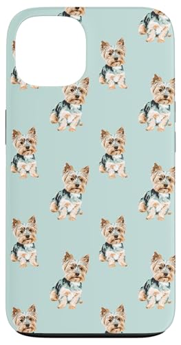 Yorkshire Terrier Mom Pattern Funny Cute Dog Yorkie Case for iPhone 13