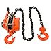 TFGCSG 3Ton Manual Lever Chain Hoist, 3 ton 6600LBS chain hoist 10 FT come along winch 2 Heavy Duty Hooks Industrial Grade Steel chain, G80 chain come along for Building Warehouse Automotive Machinery