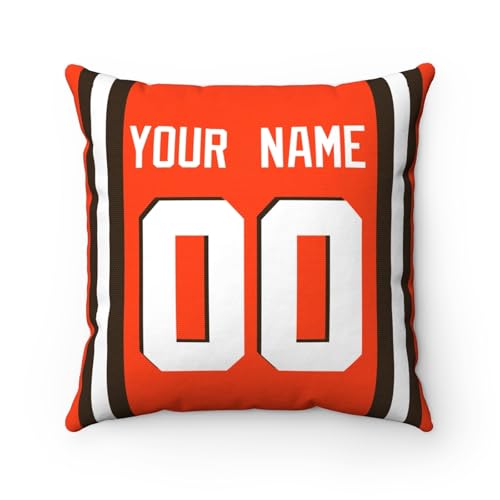 Image of ANTKING Throw Pillow 2 Pack Custom Any Name and Number Personalized Gift for Men Women Boys