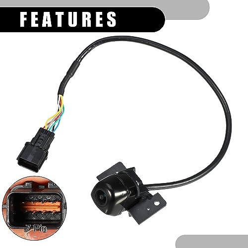 Image of Rear View Back Up Camera No.95760-D3001 - Car Rear Park Assist Reverse Camera - for Hyundai Tucson 2016-2018 Plastic Black - 1 Pc