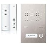 Lieferumfang: Ritto RGE1818325 Acero pur Audio-Set Freisprechstelle 1 WE, inkl 50 +Punkte