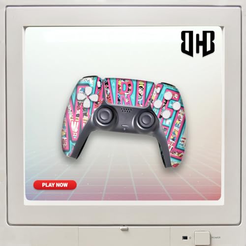 Image of Marrvel Custom PS-5 Controller Wireless compatible with Play-Station 5 Console by BCB Controllers | Proudly Customized in USA with Permanent HYDRO-DIP Printing (NOT JUST A SKIN) 1