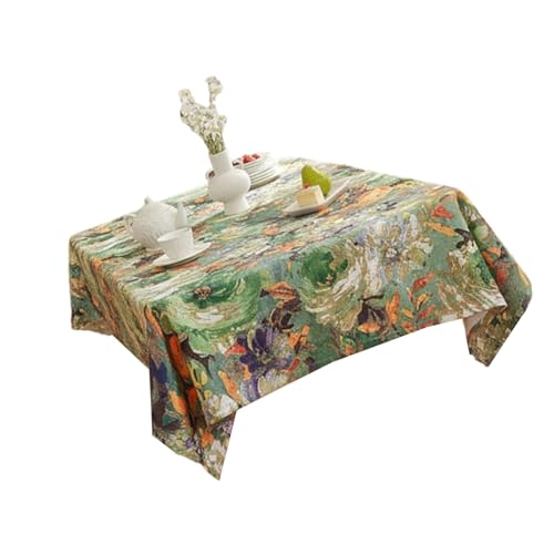 Nappe de cuisine anti-tache motif floral en polyester pour en finir avec les lavages difficiles - 6