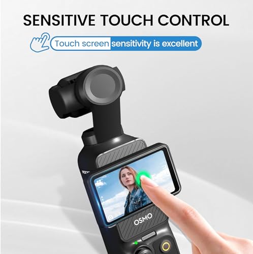 Image of M.G.R.J Tempered Glass Screen Protector for DJI Osmo Pocket 4 /3 Camera (2 P'cs Set)