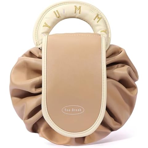 Drawstring Makeup Organiser Bag: Travel Flat Lay Make up Bag Cover