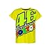 Valentino Rossi Collezione VR46 Classic, T-Shirt Bambino, Giallo, 1/3