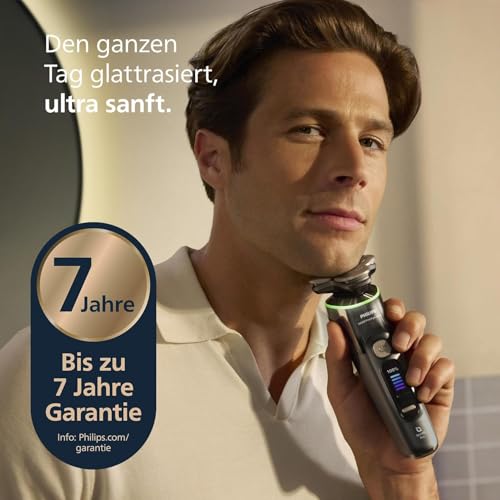 Image of Philips World's No.1 Electric Shaver for Man|AI-powered|Hydro SkinGlide Flex Heads + Precision Trimmer|Triple Lift & Cut |100% Waterproof|3 min Quick Charge| 5 Smart Controls | 7yr Warranty | X9402 /46