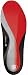 Sorbothane Double Strike Insoles, rosso, Size UK9