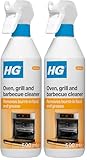 HG oven, grill and barbecue cleaner 0.5L (Pack of 2)
